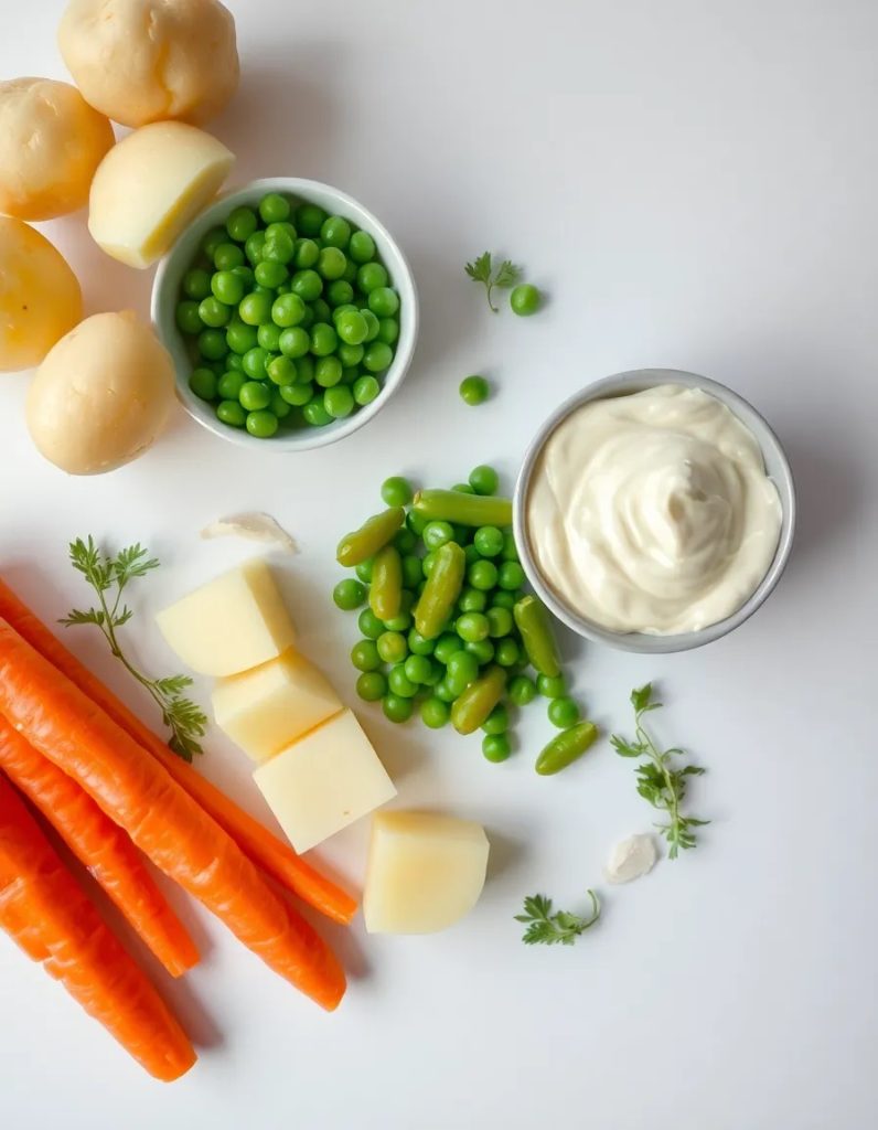 موارد مصرف سالاد روسی وگن گوویندا