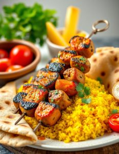 ۱۰ ایده جذاب سرو جوجهکباب گیاهی