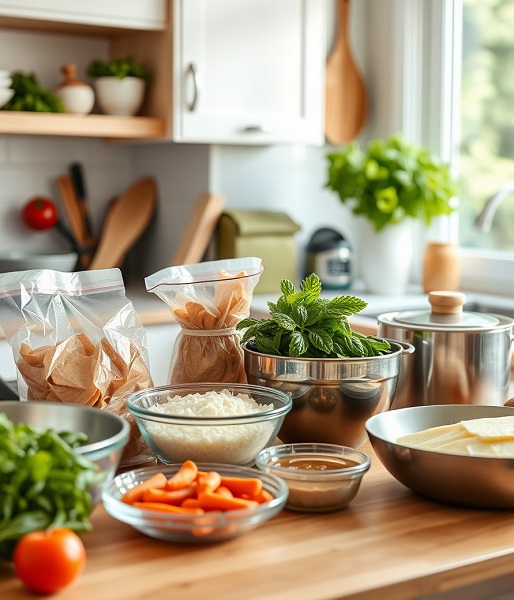 استفاده از محصولات غذایی فرآوری‌شده در آشپزی