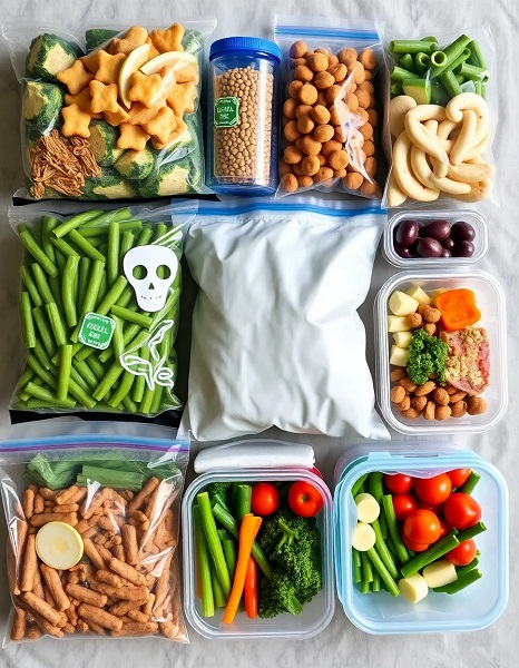 نکات کلیدی برای بسته‌بندی و نگهداری غذاهای گیاهی در سفر